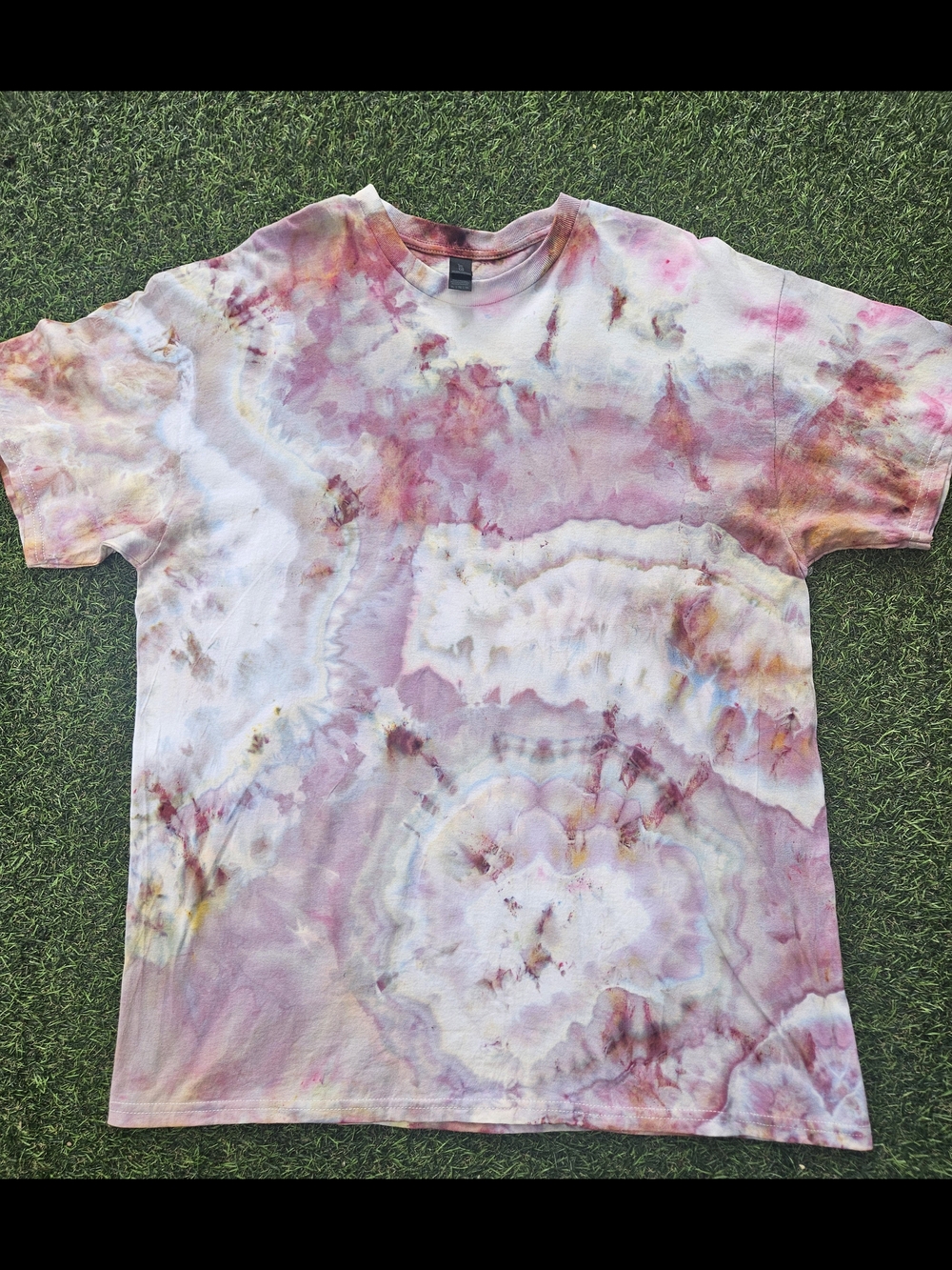 One-of-a-Kind "Desert Geode" Hand-Dyed Watercolor Statement Tee